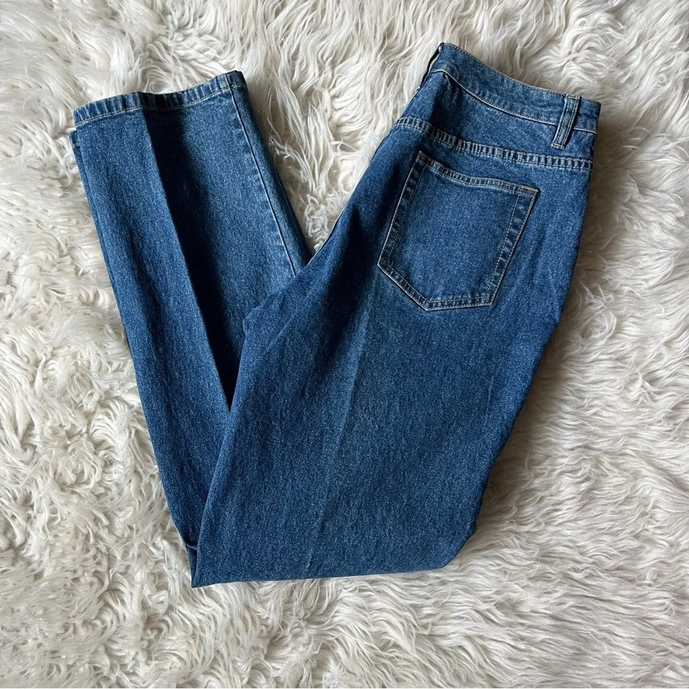 Vintage Appleseed’s High Rise Straight Leg Jeans Medium Wash Blue 12MT